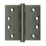 Deltana - 4'' x 4'' Square Hinges - Antique Nickel