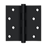 Deltana - 4'' x 4'' Square Hinges Residential / Zig-Zag - Paint Black