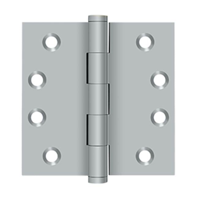 Deltana - 4'' x 4'' Square Hinges - Brushed Chrome
