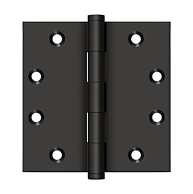Deltana - 4-1/2'' x 4-1/2'' Square Hinges - Oil-rubbed Bronze