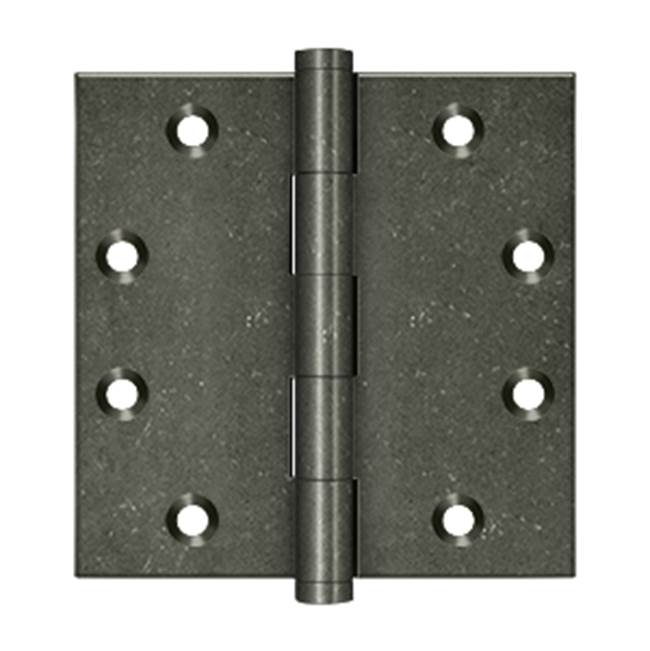 Deltana - 4-1/2'' x 4-1/2'' Square Hinges - White Medium