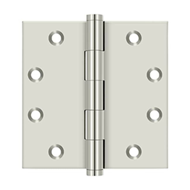 Deltana - 4-1/2'' x 4-1/2'' Square Hinges - Polished Nickel