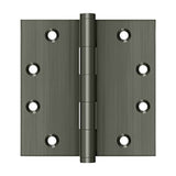 Deltana - 4-1/2'' x 4-1/2'' Square Hinges - Antique Nickel