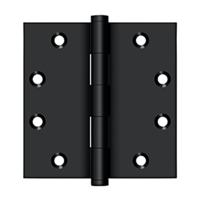 Deltana - 4-1/2'' x 4-1/2'' Square Hinges - Paint Black
