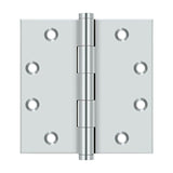 Deltana - 4-1/2'' x 4-1/2'' Square Hinges - Polished Chrome