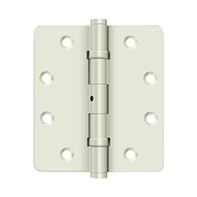 Deltana - 4-1/2'' x 4'' x 1/4'' Radius Hinge - White