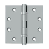 Deltana - 4-1/2'' x 4-1/2'' Square Hinges, Ball Bearings - Brushed Chrome