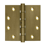Deltana - 4-1/2'' x 4-1/2'' Square Hinges, Ball Bearings - Bronze Medium