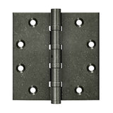 Deltana - 4-1/2'' x 4-1/2'' Square Hinges, Ball Bearings - White Medium
