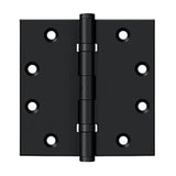 Deltana - 4-1/2'' x 4-1/2'' Square Hinges, Ball Bearings - Paint Black