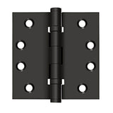 Deltana - 4'' x 4'' Square Hinges, Ball Bearings - Oil-rubbed Bronze