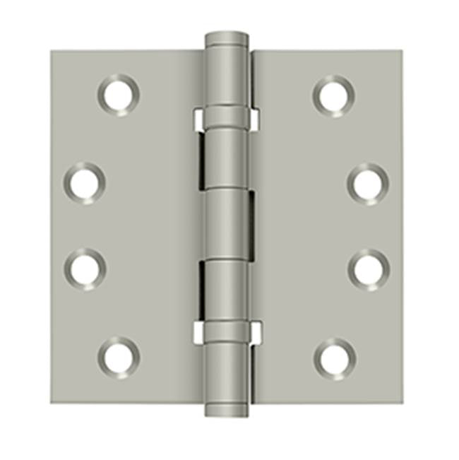 Deltana - 4'' x 4'' Square Hinges, Ball Bearings - Brushed Nickel