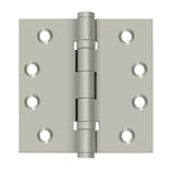 Deltana - 4'' x 4'' Square Hinges, Ball Bearings - Brushed Nickel