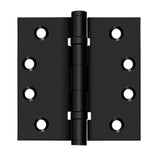 Deltana - 4'' x 4'' Square Hinges, Ball Bearings - Paint Black