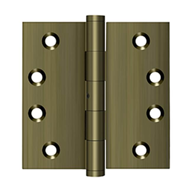Deltana - 4'' x 4'' Square Hinges - Antique Brass