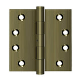 Deltana - 4'' x 4'' Square Hinges - Antique Brass