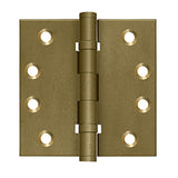 Deltana - 4'' x 4'' Square Hinges, Ball Bearings - Bronze Medium