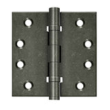 Deltana - 4'' x 4'' Square Hinges, Ball Bearings - White Medium