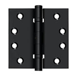Deltana - 4'' x 4'' Square Hinges, Ball Bearings - Paint Black