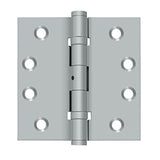Deltana - 4'' x 4'' Square Hinges, Ball Bearings - Brushed Chrome