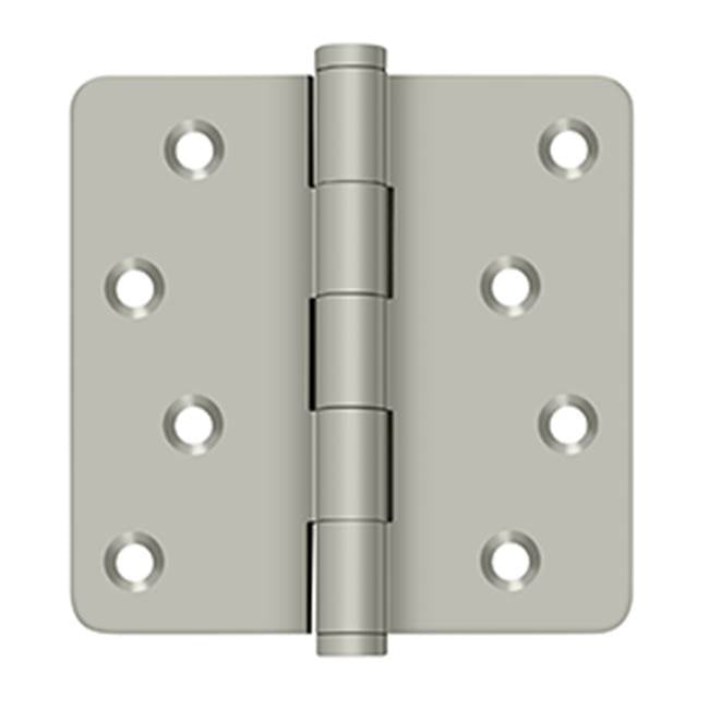 Deltana - 4'' x 4'' x 1/4'' Radius Hinges / Zig-Zag - Brushed Nickel