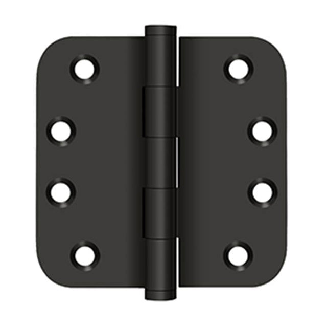 Deltana - 4'' x 4'' x 5/8'' Radius Hinges - Oil-rubbed Bronze