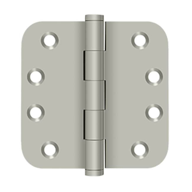 Deltana - 4'' x 4'' x 5/8'' Radius Hinges Residential - Brushed Nickel