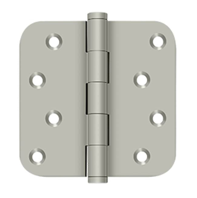 Deltana - 4'' x 4'' x 5/8'' Radius Hinge / Zig-Zag - Brushed Nickel