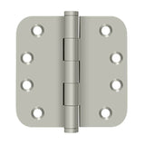 Deltana - 4'' x 4'' x 5/8'' Radius Hinges - Brushed Nickel