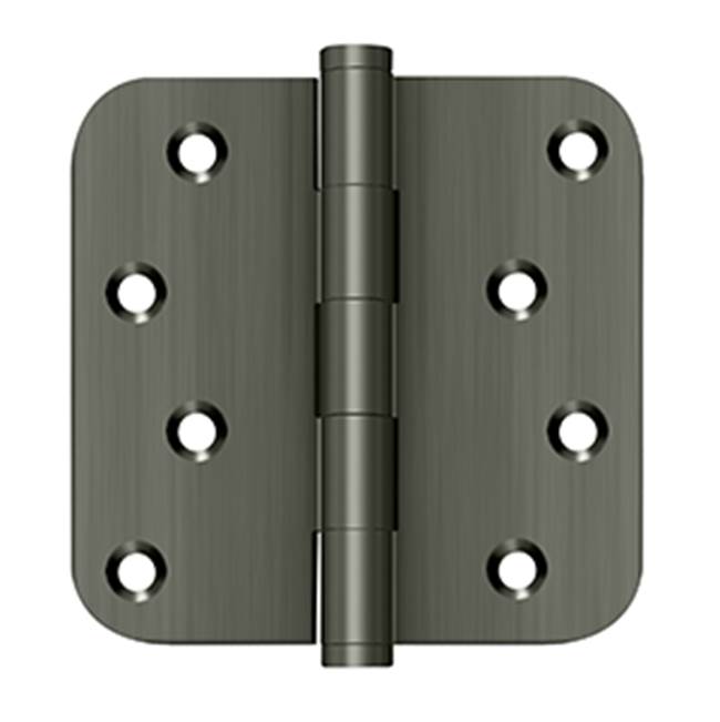 Deltana - 4'' x 4'' x 5/8'' Radius Hinge / Zig-Zag - Antique Nickel