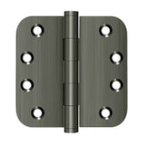 Deltana - 4'' x 4'' x 5/8'' Radius Hinges - Antique Nickel