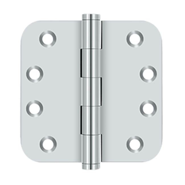 Deltana - 4'' x 4'' x 5/8'' Radius Hinges - Polished Chrome