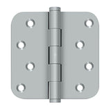 Deltana - 4'' x 4'' x 5/8'' Radius Hinge / Zig-Zag - Brushed Chrome