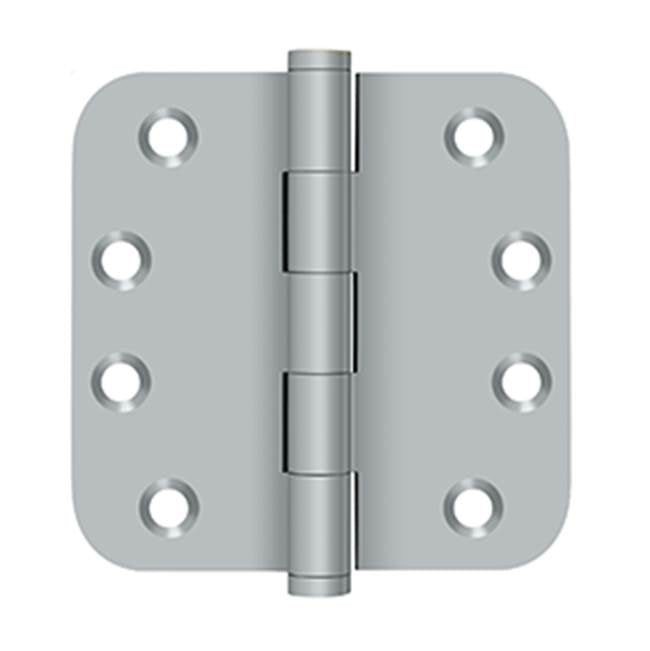 Deltana - 4'' x 4'' x 5/8'' Radius Hinges - Brushed Chrome