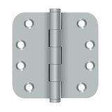 Deltana - 4'' x 4'' x 5/8'' Radius Hinges - Brushed Chrome