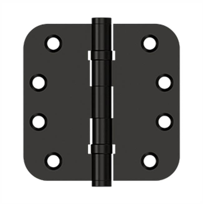 Deltana - 4'' x 4'' x 5/8'' Radius Hinges, Ball Bearing - Oil-rubbed Bronze