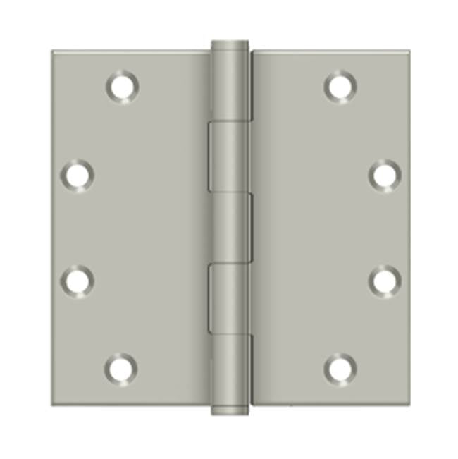 Deltana - 5'' x 5'' Square Hinges - Brushed Nickel