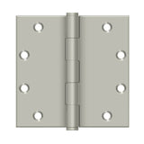 Deltana - 5'' x 5'' Square Hinges - Brushed Nickel