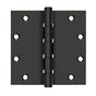 Deltana - 5'' x 5'' Square Hinges, Ball Bearings - Oil-rubbed Bronze
