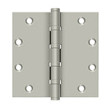 Deltana - 5'' x 5'' Square Hinges, Ball Bearings - Brushed Nickel