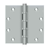 Deltana - 5'' x 5'' Square Hinges, Ball Bearings - Brushed Chrome