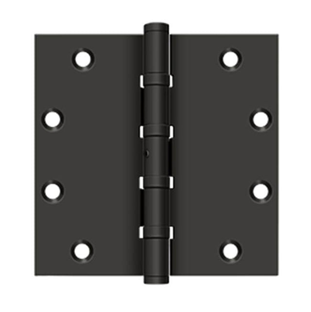 Deltana - 5'' x 5'' Square Hinges, Ball Bearings - Oil-rubbed Bronze