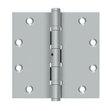 Deltana - 5'' x 5'' Square Hinges, Ball Bearings - Brushed Chrome