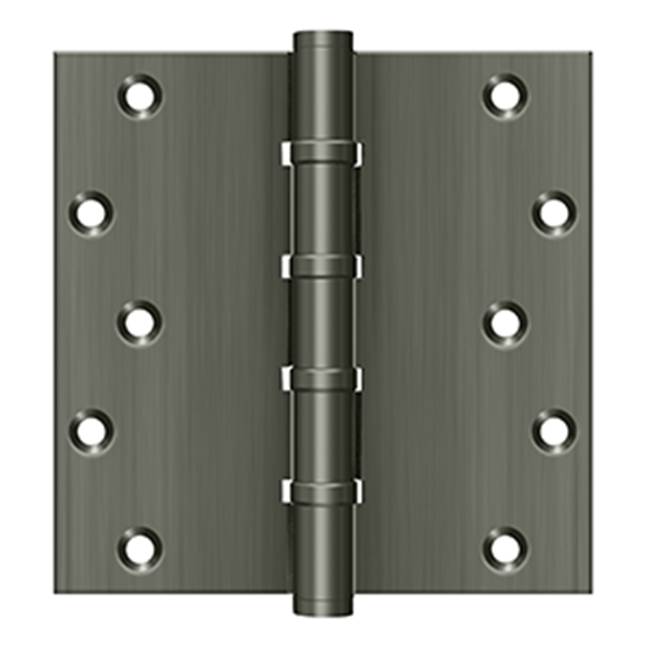 Deltana - 6'' x 6'' Square Hinges, Ball Bearings - Antique Nickel