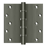 Deltana - 6'' x 6'' Square Hinges, Ball Bearings - Antique Nickel
