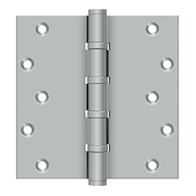 Deltana - 6'' x 6'' Square Hinges, Ball Bearings - Brushed Chrome