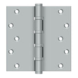 Deltana - 6'' x 6'' Square Hinges, Ball Bearings - Brushed Chrome