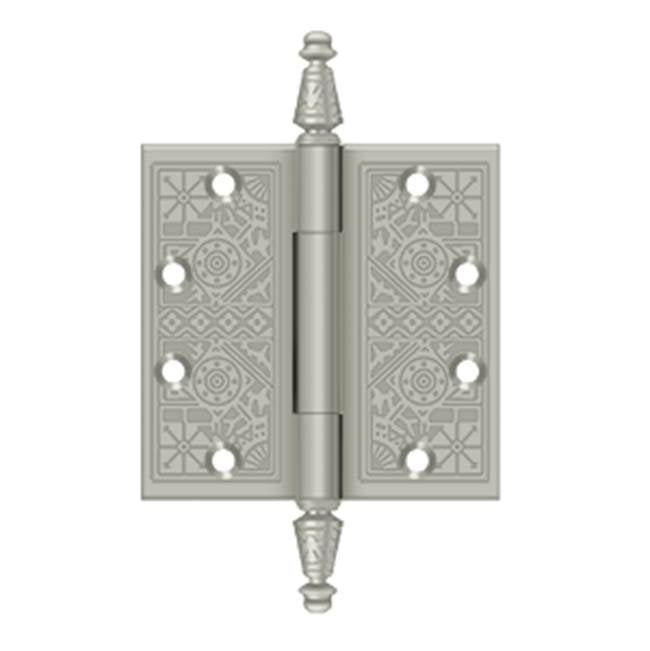 Deltana - 4-1/2'' x 4-1/2'' Square Hinges - Brushed Nickel