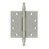 Deltana - 4-1/2'' x 4-1/2'' Square Hinges - Brushed Nickel