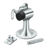 Deltana - Cement Floor Mount Bumper w/ Holder, Solid Brass - Polished Chrome